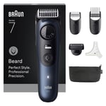 Braun - Skäggtrimmer Series 7, +6 Barberverktyg, BT7520 - Black / Deep Blue