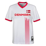 Official 2023 Women's Football World Cup Youth Team Shirt, Denmark, White, 12-13 Years