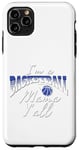 Coque pour iPhone 11 Pro Max Southern Moms Cadeau de basket-ball fantaisie pour femme Bleu et blanc