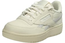 Reebok Women's Club C Double Revenge Tennis Shoes, Chalk/Chalk/Alabaster, 6.5 UK