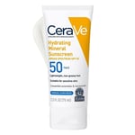 CeraVe Hydrating 100% Mineral Sunscreen SPF50 Mineral 75 ml UK STOCK