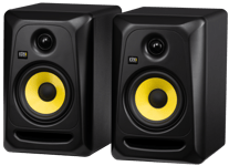 KRK CL5G3PK1 - 50 watt 5" active studio monitor pack incl cables and iso-pads - Studiomonitorpakke