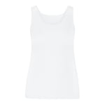 Naturana Clean Cut Tank Top Hvit 38 Dame