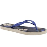 Regatta Womens Orla Kiely Cushioned Flip Flops - Passion Flower - 7 UK