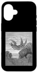 Coque pour iPhone 16 Paradise Lost "Qui Ils Sought" Gustave Doré Art