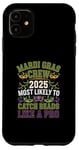 iPhone 11 Mardi Gras Crew 2025 Most Likely To Catch Beads Like a Pro Case