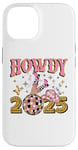 iPhone 14 Howdy 2025, new year, 2025, cowgirl, gold silver pink Case