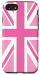 iPhone SE (2020) / 7 / 8 Pink, United Kingdom The Union Jack Flag Case