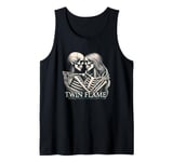 Twin Flame Skeleton Couple Eternal Love Lovers Forever Tank Top