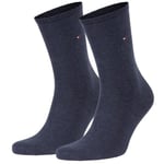 Tommy Hilfiger Strumpor 2P Women Classic Casual Socks Blå Strl 39/42 Dam