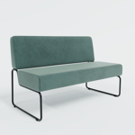 Soffa Play - Modul 130 cm, Tyg Nevotex Eros Trend G701 - Blågrön