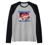 Bruce Lee The Dragon Showcase Vintage Shot Raglan Baseball Tee