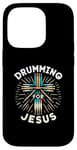 Coque pour iPhone 14 Pro Batteur percussion I Jesus Christian Church