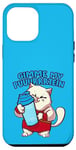 Coque pour iPhone 13 Pro Max Protéines chat drôle Gym Chat Gimme my Puuurrrtein