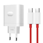 OnePlus GaN-laddare + Supervooc 80W USB-C till USB-C-laddningskabel