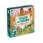 Janod - Chasse au Trésor Chevaliers et Châteaux-Forts - Jeu de Société Enfant - Jeu Collaboratif - Jeu pour la Famille - Dès 6 ans, J02447