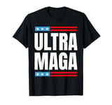 That Says Ultra MAGA, Patriotic American Flags T-Shirt