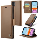 CaseMe iPhone 11 Fodral 023 Series Brun