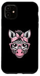 iPhone 11 Zebra Pink Bandana Glasses Case