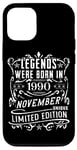 Coque pour iPhone 12/12 Pro Anniversaire Novembre 1990 Édition Limitée Cadeau Utilisé