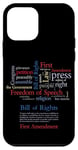 Coque pour iPhone 12 mini Premier amendement Liberté d'expression Liberté de la presse