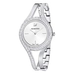 Swarovski Montre eternal, Bracelet En Métal, Blanc, Acier Inoxydable