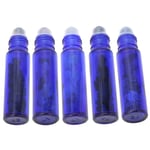 Professional Blue Essential Oil Roller Bottle Simple Portable Glass Roll On HEN