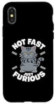 Coque pour iPhone X/XS Not Fast Just Furious Cat Owner Cats for a Cat Lover