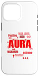 Coque pour iPhone 16 Pro Max Graphique rouge Max Aura Red