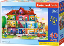 Castorland Puzzle 40 Maxi - House Life Castor