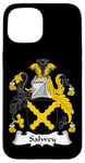 Coque pour iPhone 15 Armoiries Salwey - Blason de la famille