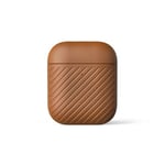 Moment AirPods 1/2 Skal Leather Case Cognac