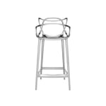 Kartell - Masters Stool 5849, Chrome - Barstolar - Philippe Starck - Silver - Plast