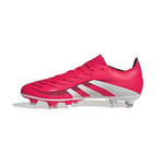 adidas Mixte Predator League Soft Ground Football Boots Chaussures, Lucid Red/Cloud White/Core Black, 48 2/3 EU