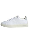 adidas Femme Advantage Premium Leather Shoes Chaussures, FTWR White/FTWR White/Wonder Silver, 39 1/3 EU