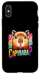 Coque pour iPhone X/XS Un costume incroyable pour les détenteurs de capybara.