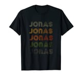 Love Heart Jonas Tee Grunge/Vintage Style Black Jonas T-Shirt