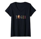 Disney Winnie The Poo Tigger Bouncing With His Name T-Shirt avec Col en V