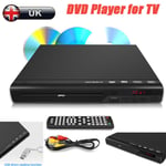 Multi Region DVD Player Compact ADH CD VCD Music Disc Upscaling USB With Remote