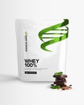 4 x Proteiininjauhe Whey 100% - 1 kg - Chocolate - Body Science - Heraproteiini, Proteiini