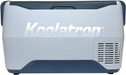 Koolatron Fridge Freezer Electric Cool Box 30L Cooler Box Portable 12v Camping Car Fridge Refrigerator For Campervan Perfect for Road Trips Picnics Travel Compressor Cooling, Range -22 to 10°C Grey