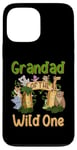 Coque pour iPhone 13 Pro Max Grandad Of The Wild One Zoo Famille Safari Jungle