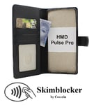 Skimblocker HMD Pulse Pro / Pulse Plus Plånboksfodral (Svart)