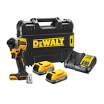 Dewalt Slagskruvdragare DW DCF850E2T 18V XR, 2 st Powerstack-batteri, TSTAK