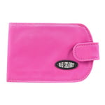 Big Skinny Women's Taxicat Bi-Fold Slim Wallet, Holds Up to 25 Cards, Fuchsia