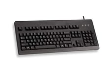 CHERRY G80-3000, EU Layout, QWERTY Keyboard, Wired Keyboard, Mechanical Keyboard, MX BLUE Switches, Black