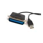 StarTech.com Câble Adaptateur de 1.80m USB vers 1 Port Parallèle pour Imprimante - Mâle Mâle - Neuf