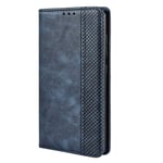 TANYO Leather Folio Case for Nokia C2, Premium PU/TPU Wallet Cover with Card and Cash Slots, Flip Magnetic Closure Shell - Blue