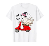 Halloween Season Spooky Motorcycle Ghost Gift Men Women Kids T-Shirt