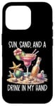 iPhone 16 Pro Spicy Margarita Decor,Beer The Sun Sand & a Drink in My Hand Case